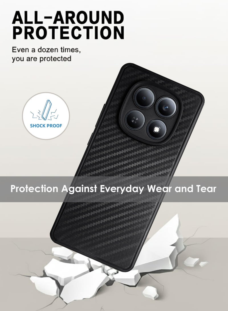 Xiaomi Redmi Note 15 Pro Plus 5G Silicone Back Case Cover - TPU Silicone, Durable & Accurate Cut-outs - Scratch, Dust & Smudge Protection, Shockproof & Water-Proof Cover for Xiaomi Redmi Note 15 Pro Plus 5G - Black - Image 3